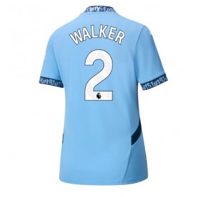 Manchester City Kyle Walker #2 Hemmakläder Dam 2024-25 Kortärmad